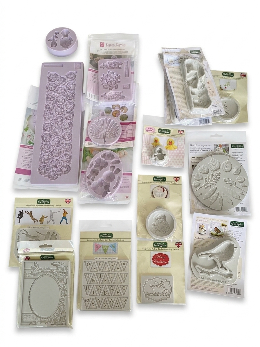 72x Sugarcraft cake decorating moulds — photo 4
