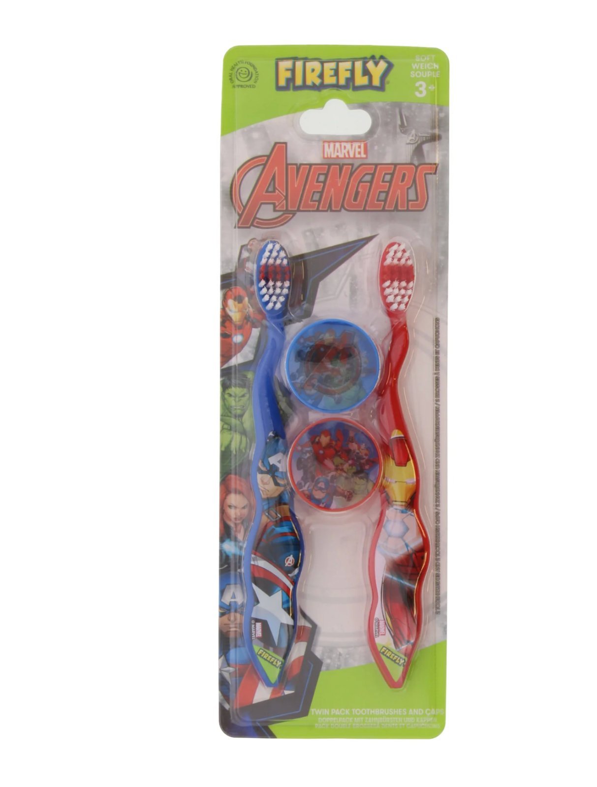6000x Avengers Toothbrush Twin Set