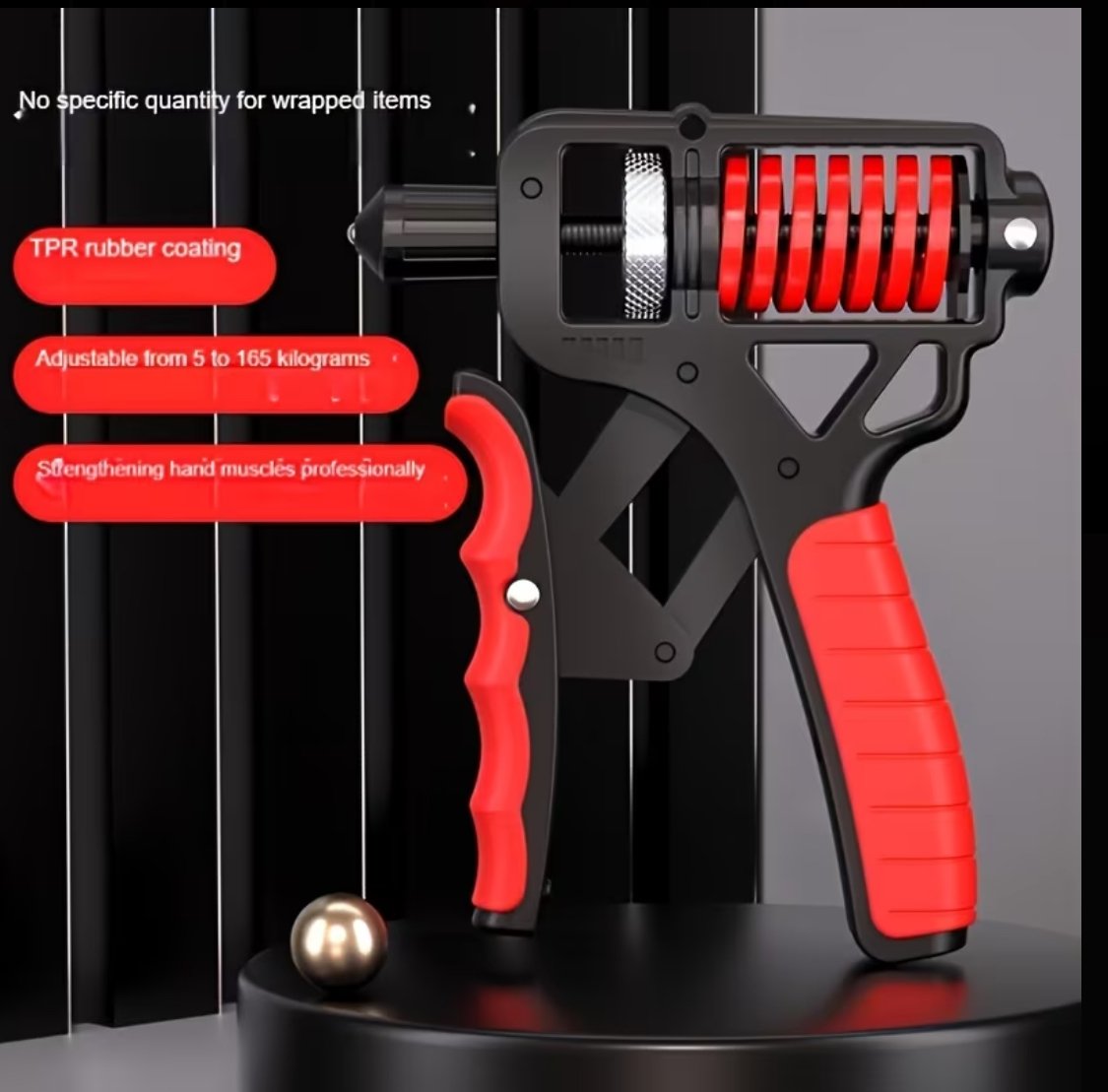 50 x Heavy duty grip & strength forearm trainer 5-165kg