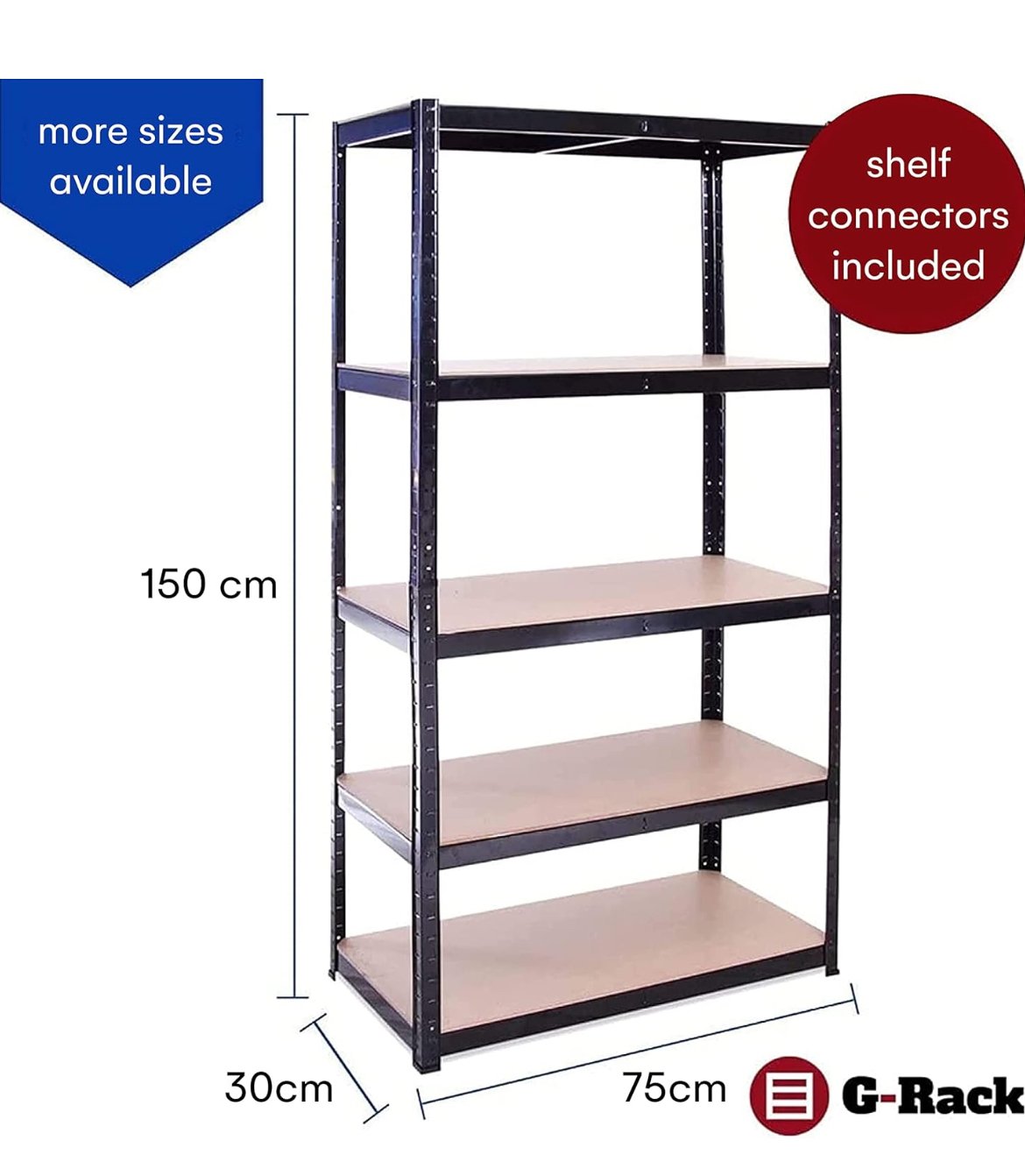 50x G-Rack Garage Shelving Unit 0010