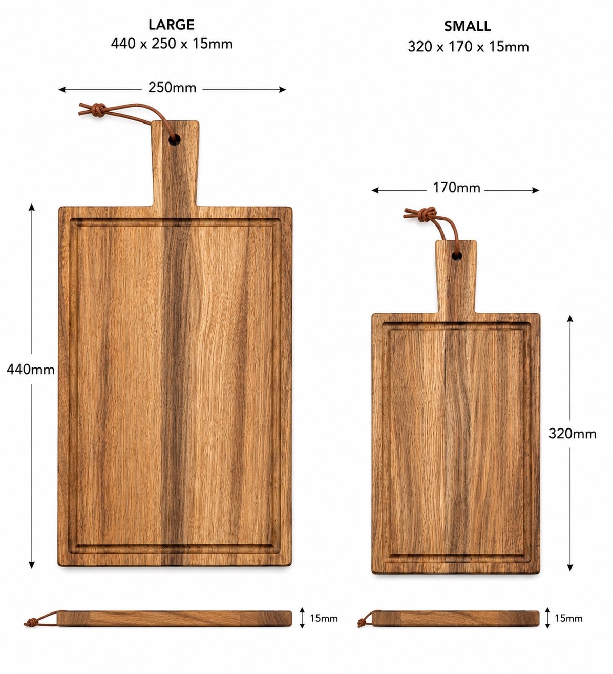 120x Acacia Wood Serving / Chopping Boards – Wholesale Clearance Job Lot — photo 4