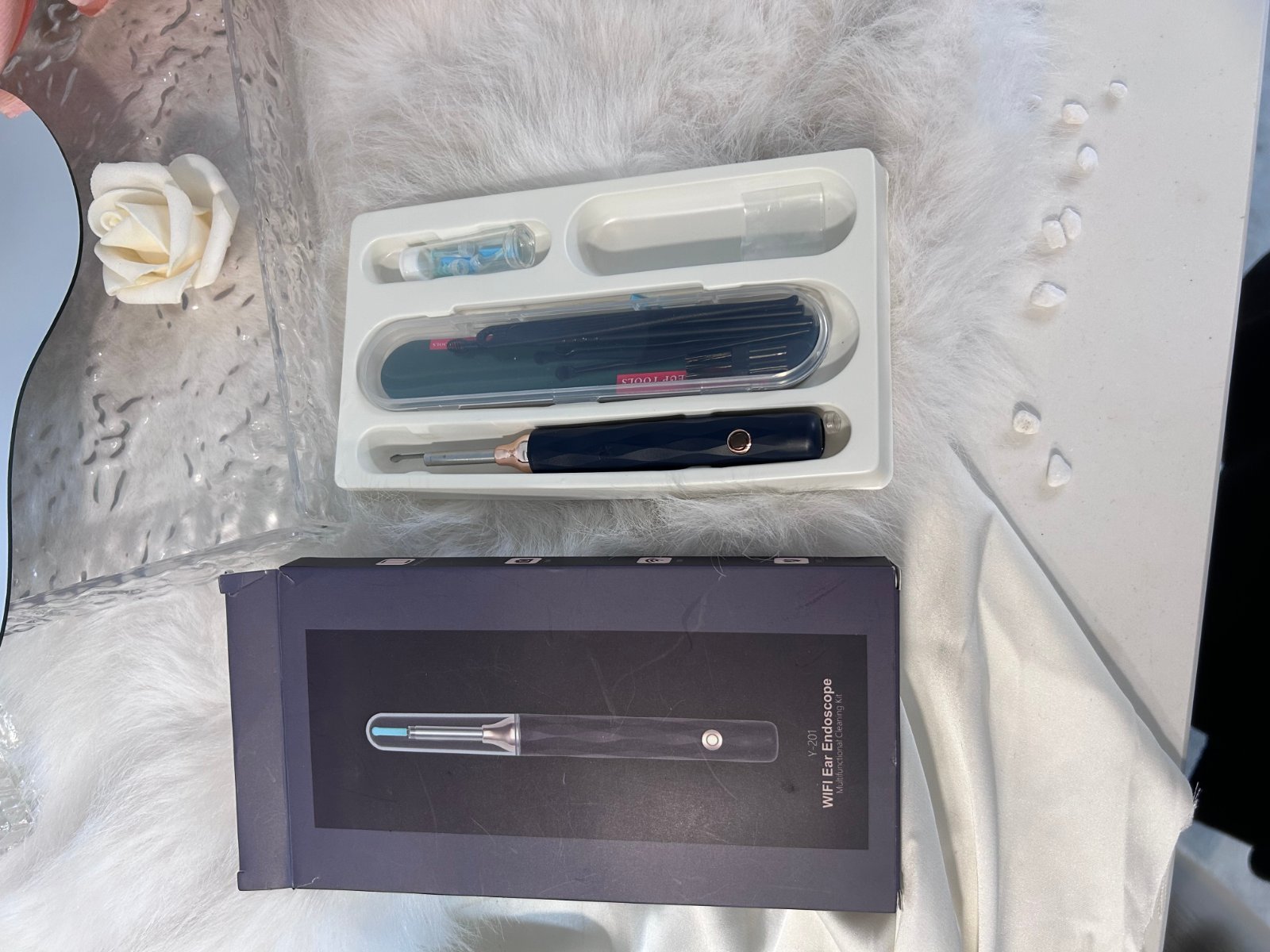 20x WiFi Ear Endoscope Cleaning Kits – Blue, Pink & White