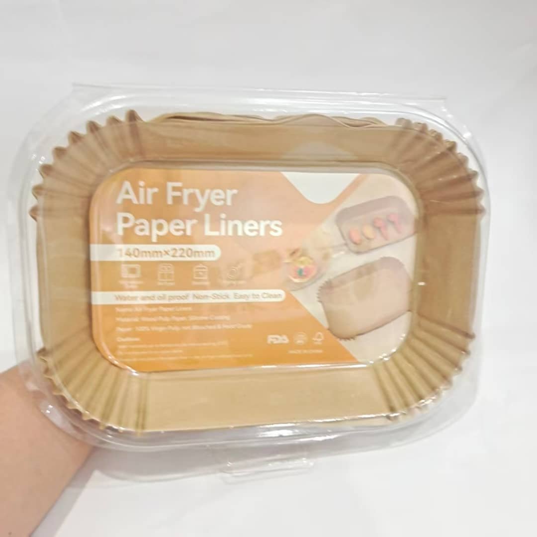 Rectangle Air fryer liners 100pcs box — photo 3