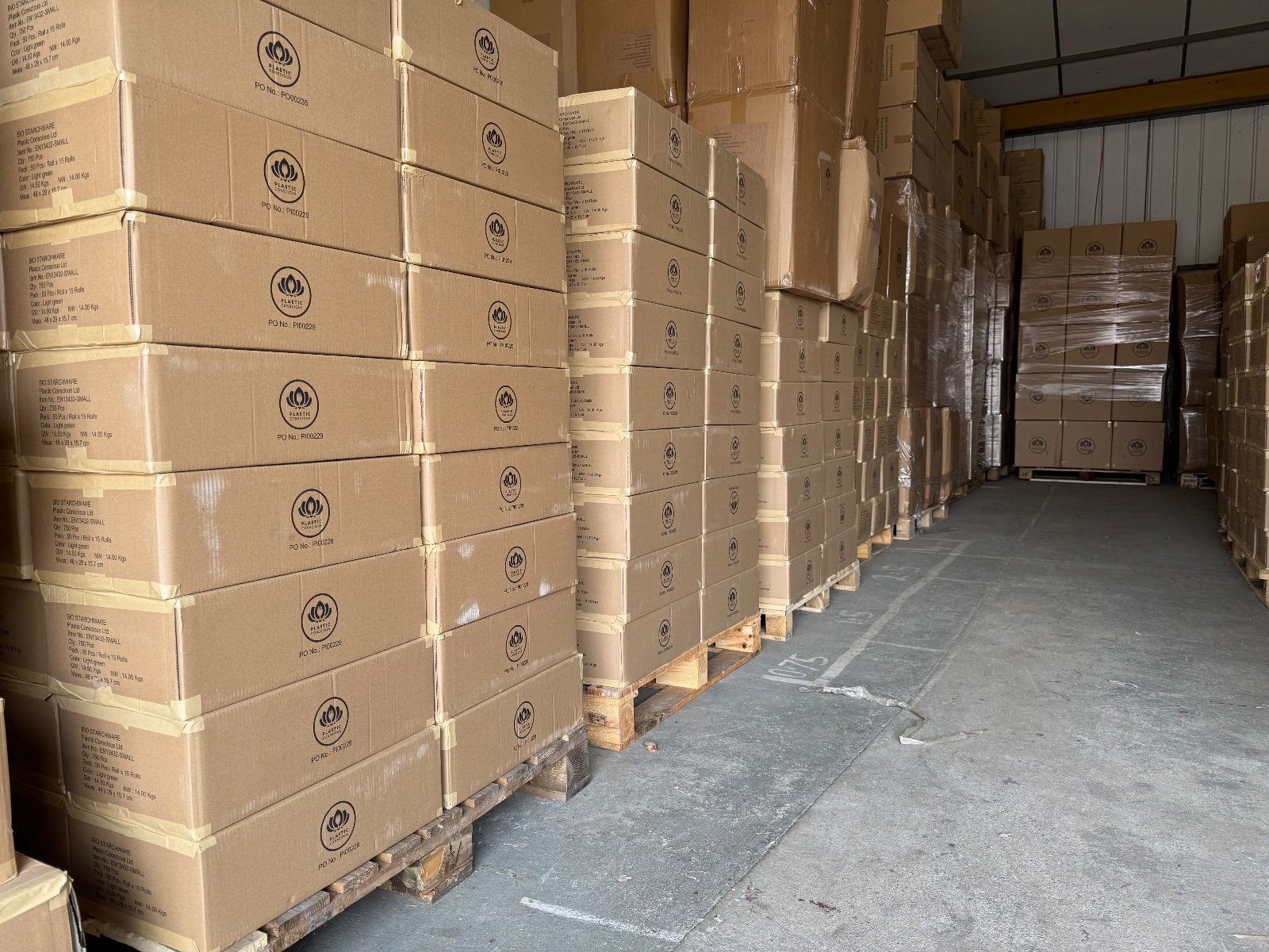 400x Cases of 220-Litre Compostable Bin Liners (15 Rolls)