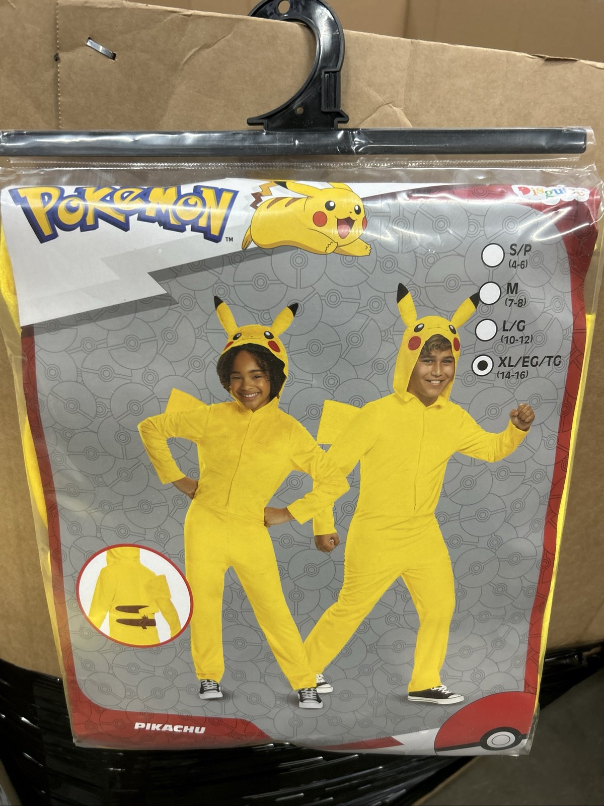 48x Pokémon Pikachu XL (14-16) Costume