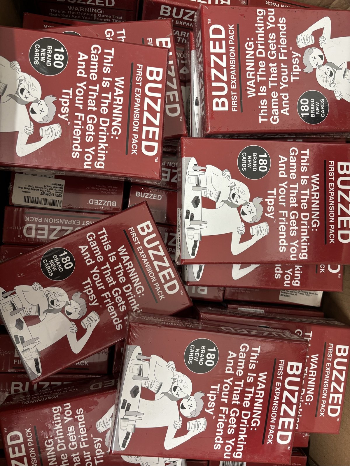 Source photograph for Job lot of 49 buzzed drinking card games new sealed