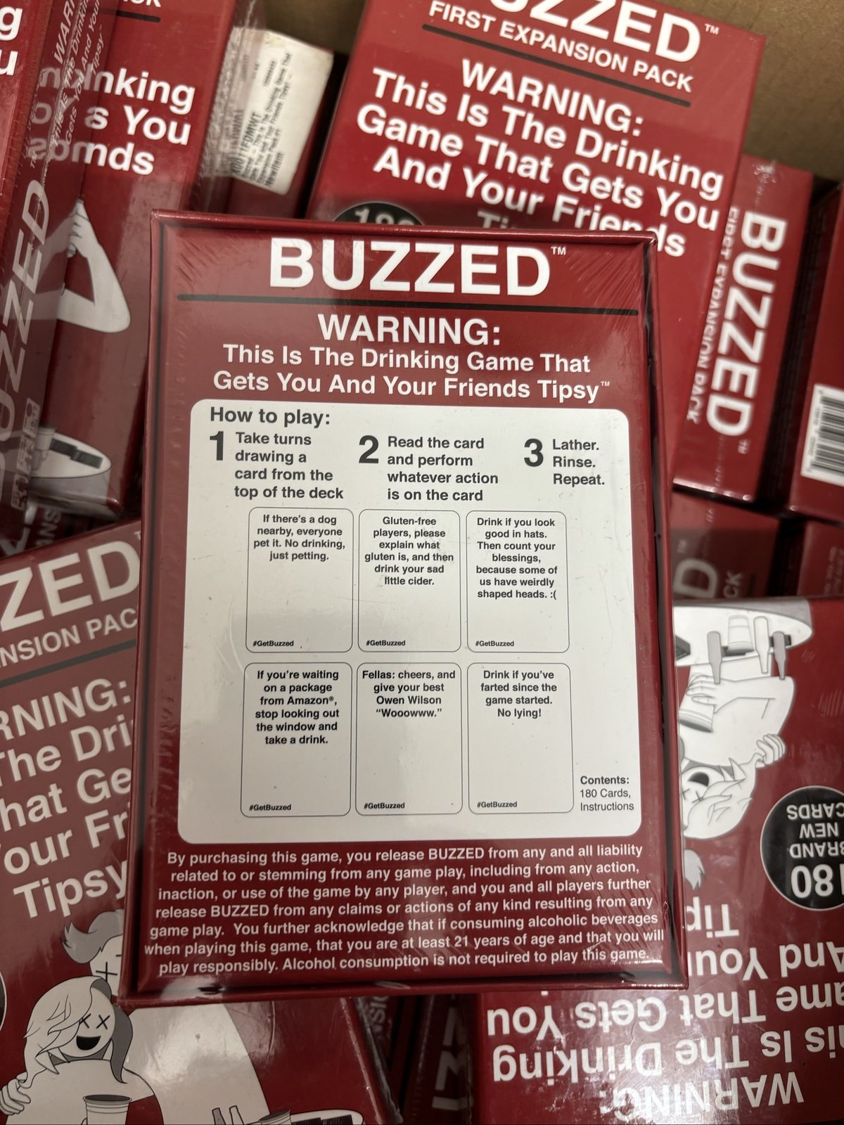 Job lot of 49 buzzed drinking card games new sealed — photo 3