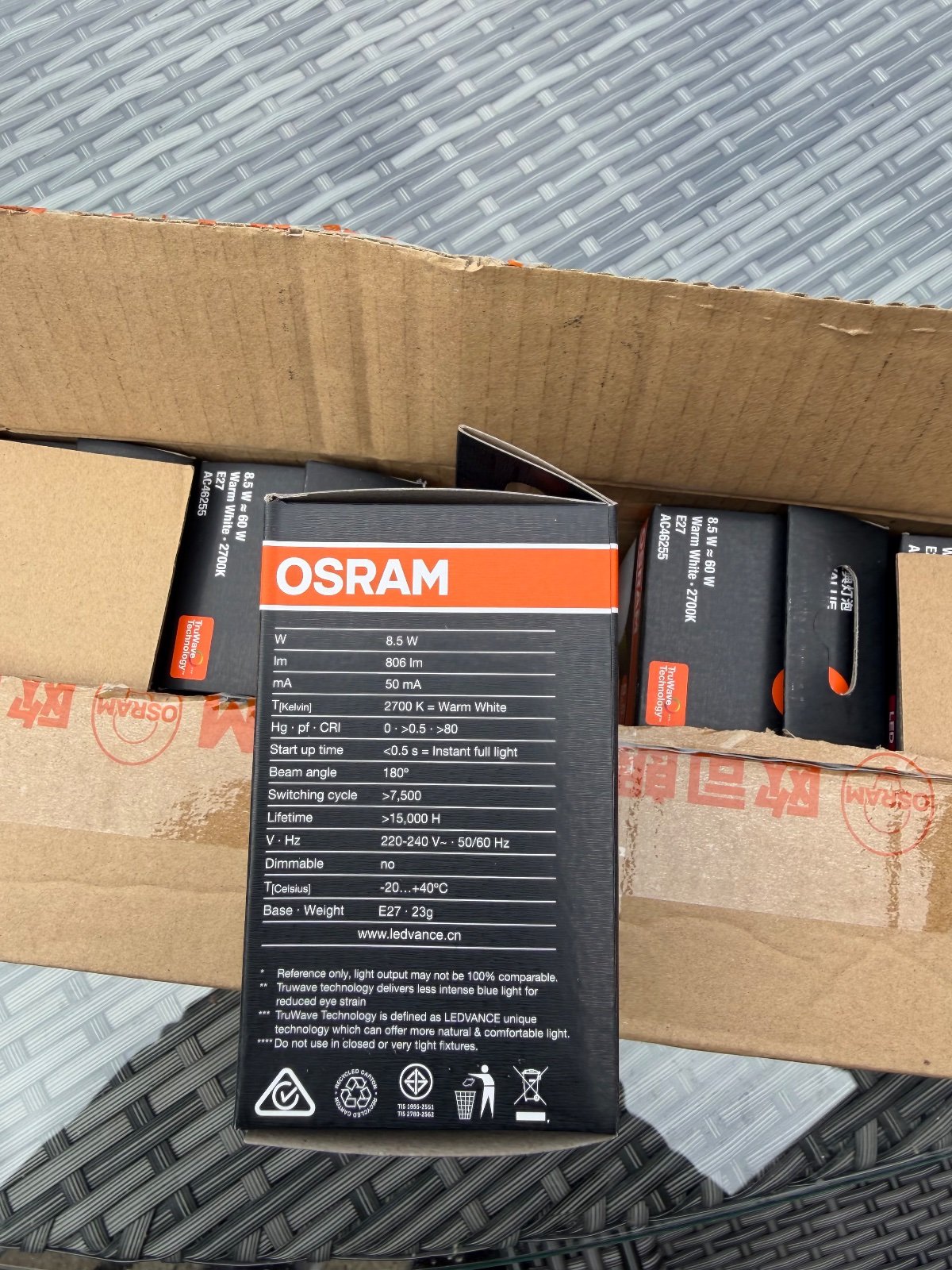 100x Osram LED lamps — photo 2