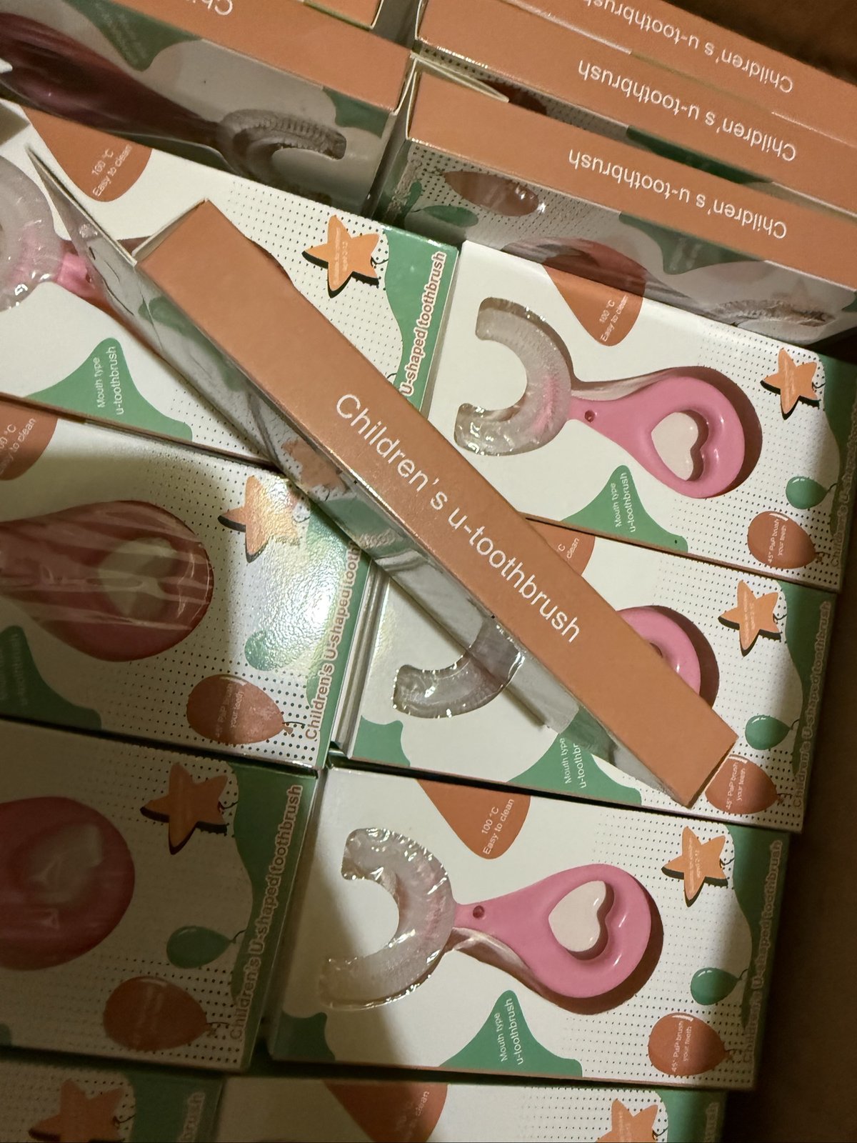 30x Kids u shape toothbrush — photo 2