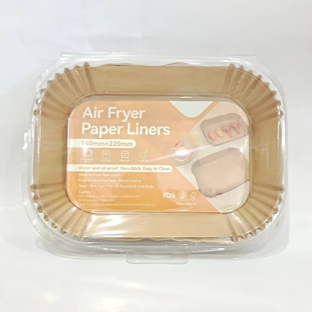 Rectangle Air fryer liners 100pcs box — photo 2