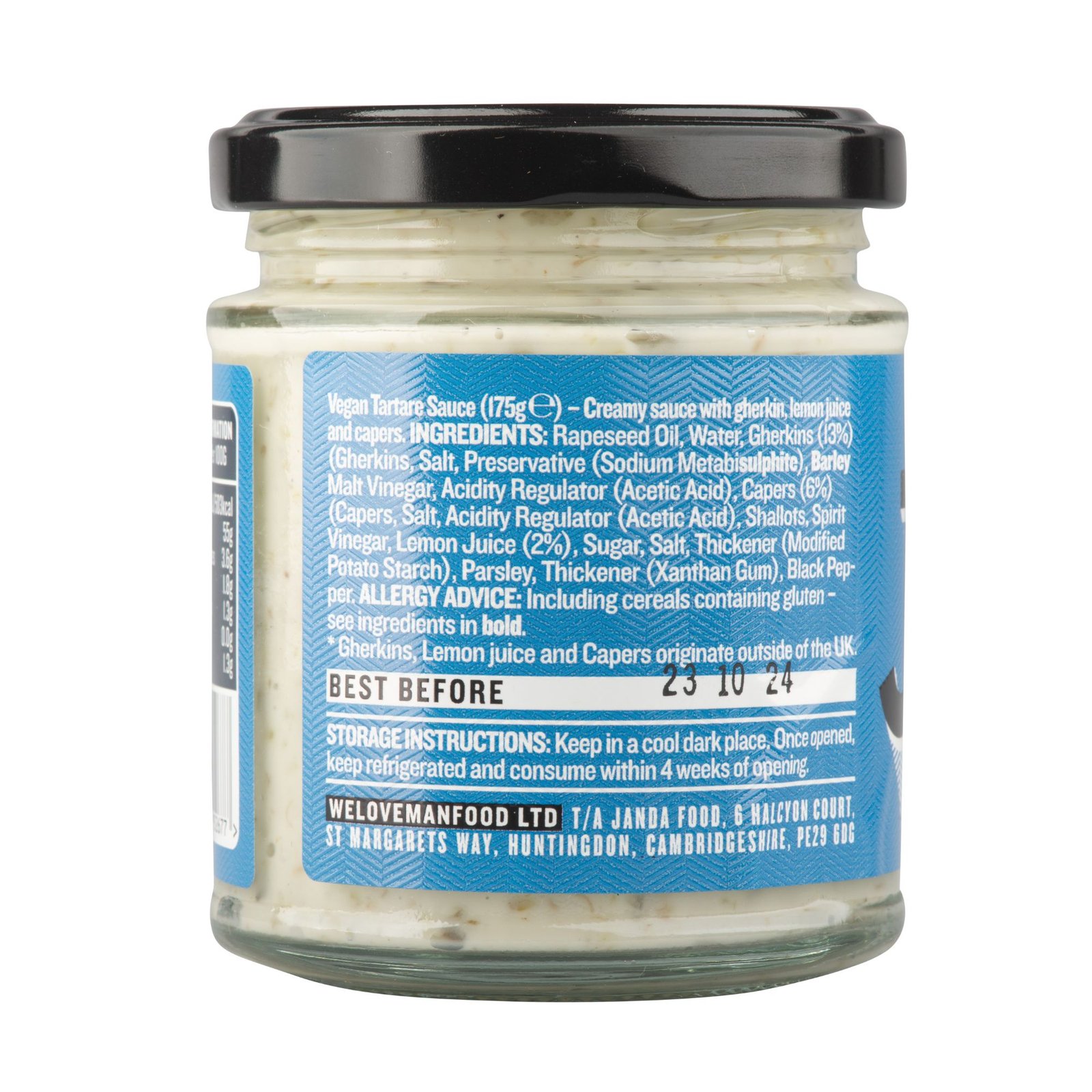 200 Cases x 6 Jars Vegan Tartare Sauce 175g Best Before 23/02/2027 — photo 4