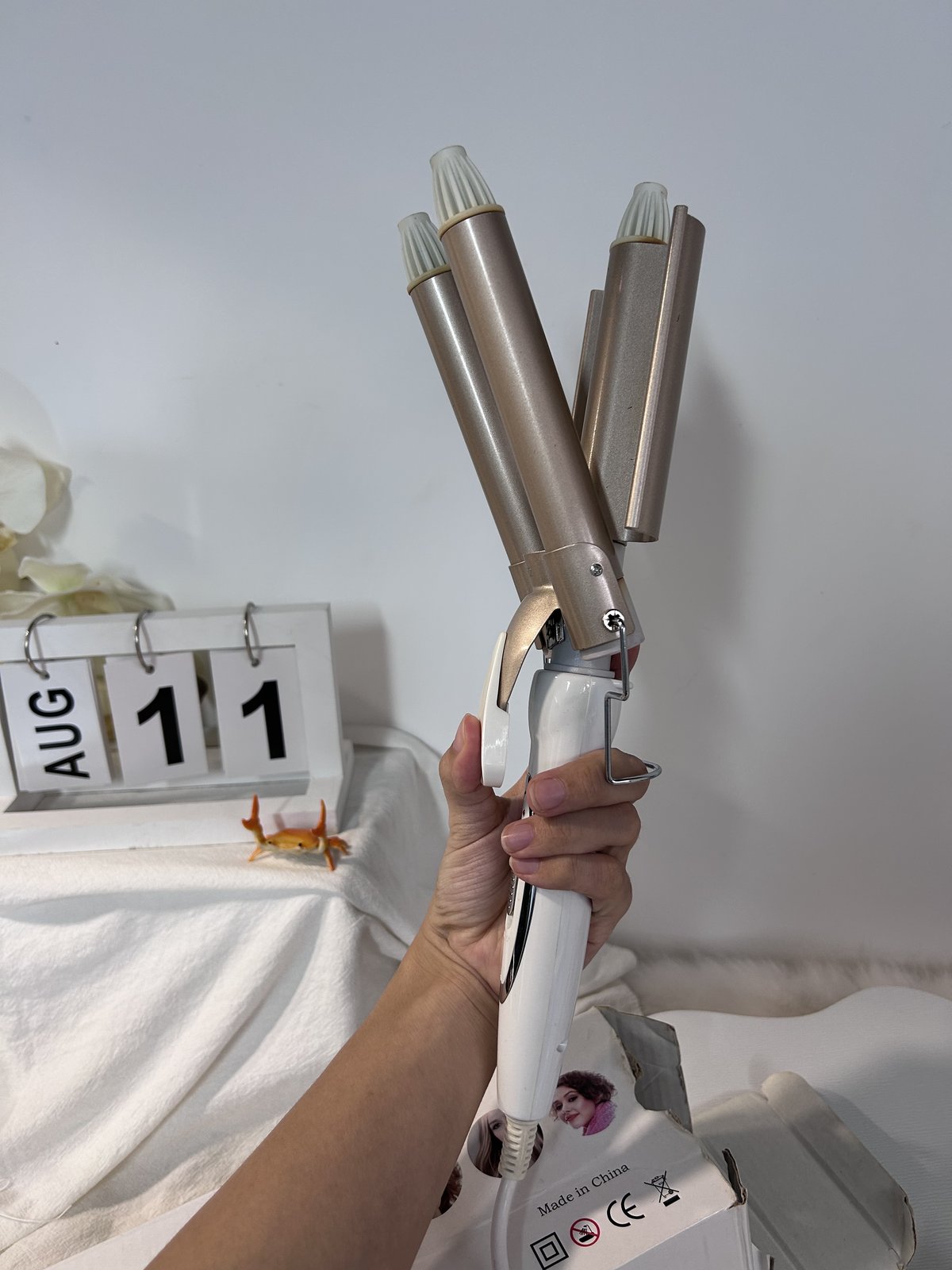 30x 3 Barrel Hair Wavers / Curling Irons - 22mm, UK Plug, New — photo 4